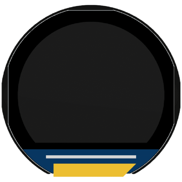 0 .96″ Circular IPS TFT Display module Low-Power & Slim Design - 图片 3