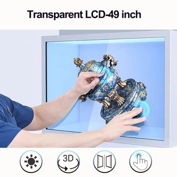 49인치 투명 LCD 스크린-적외선