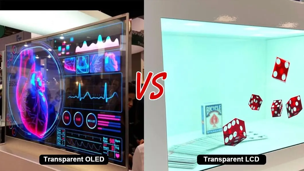 LCD vs OLED Transparent Displays