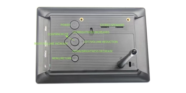 7 inch HDMI Raspberry pi with touch screen monitor 1024*600 - 画像 (4)