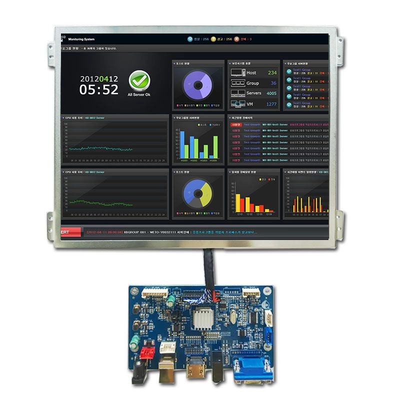10.4 inch Display TFT LCD with HDMI Board Resolution 1024×768