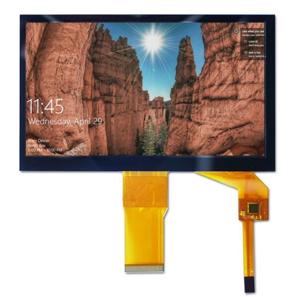 7 inch 1024600 Industrial RGB Multi Touch Display RGB Interface