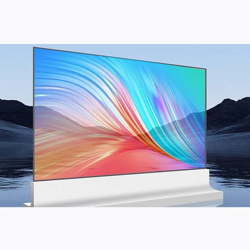 77″ Interactive OLED Transparent Screen with Holographic Product Displays