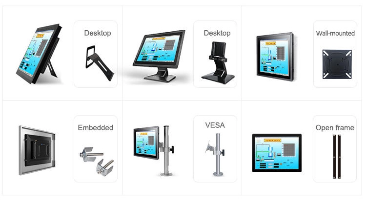 Common Installation Methods Of Industrial Touch Screen Monitors