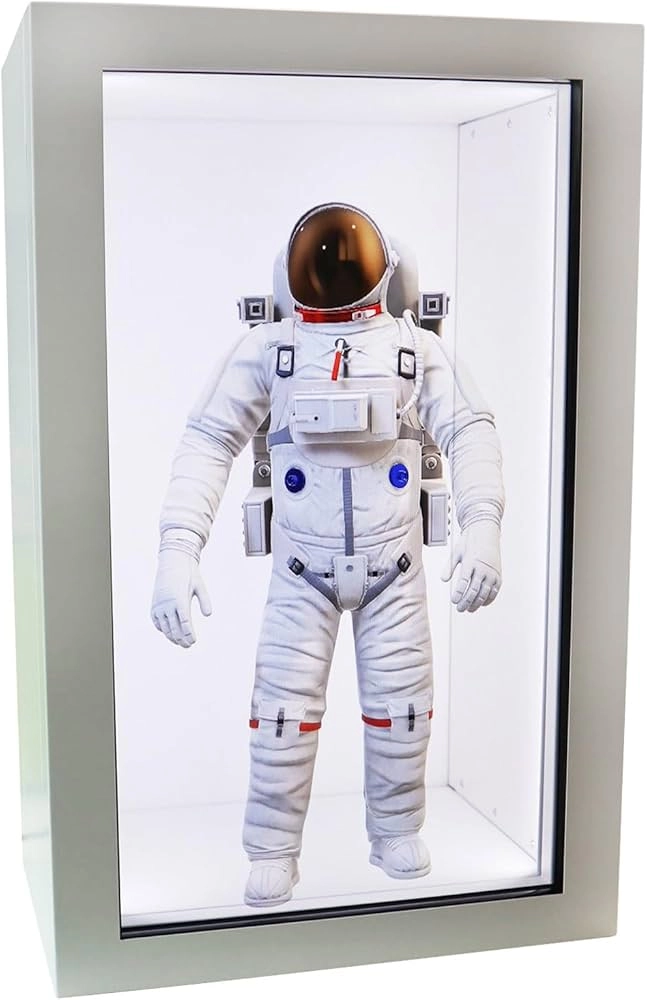 Smart Holographic Cabin Display LCD Transparent Showcase