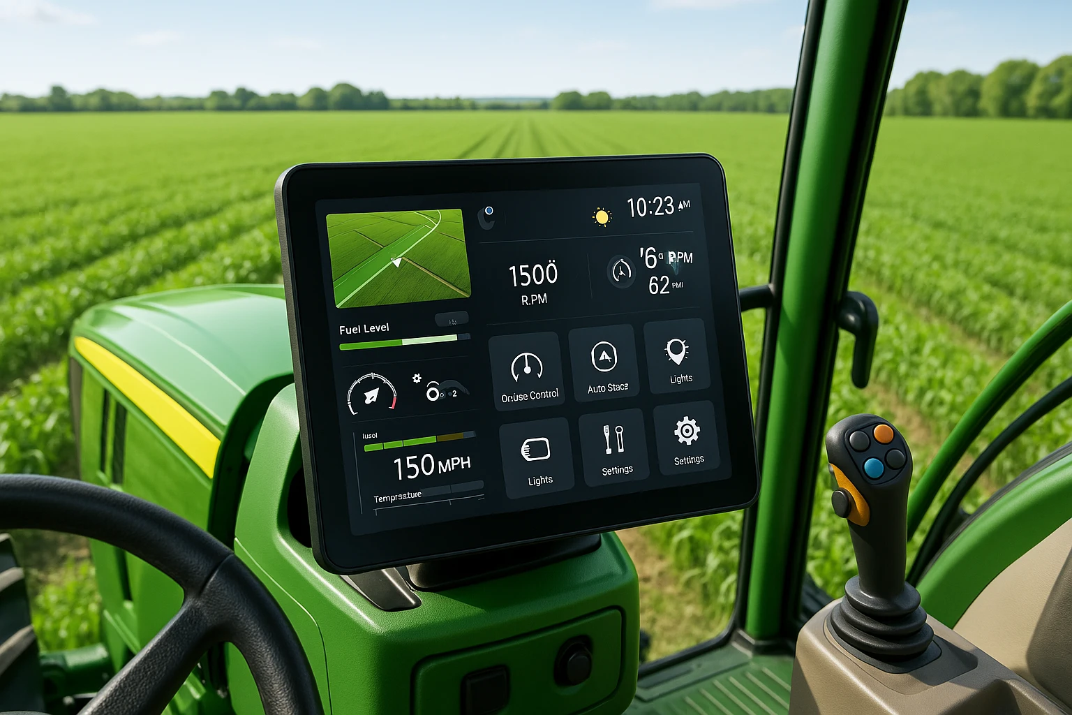 TFT LCD Displays in Smart Agriculture & Farming Machinery