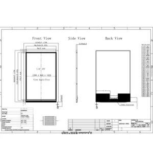 7 Inch High Brightness MIPI Display