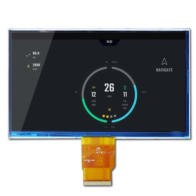 7 inch Sunlight Readable LCD Display 1024×600 with Wide Temperature