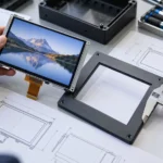 Comment positionner la zone active dans un écran LCD TFT personnalisé
