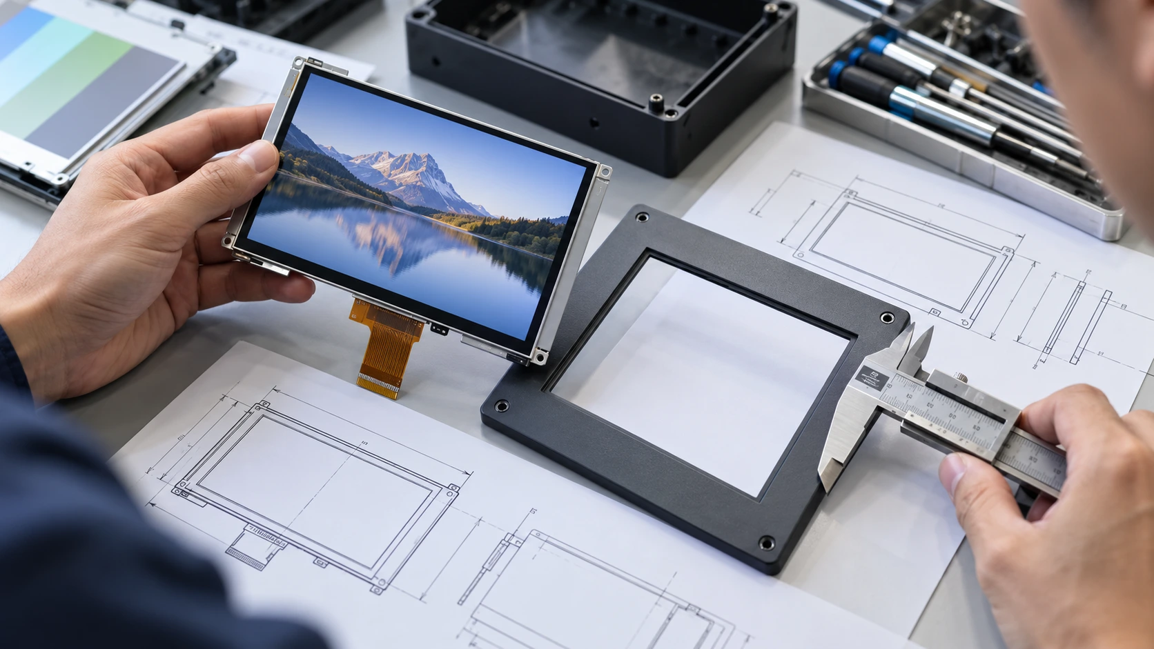 How to Position the Active Area in a Custom TFT LCD Assembly
