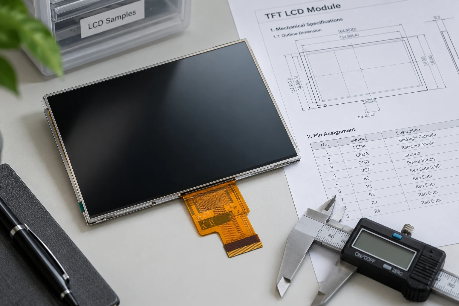 How to Read a TFT LCD Module Datasheet for OEM Integration