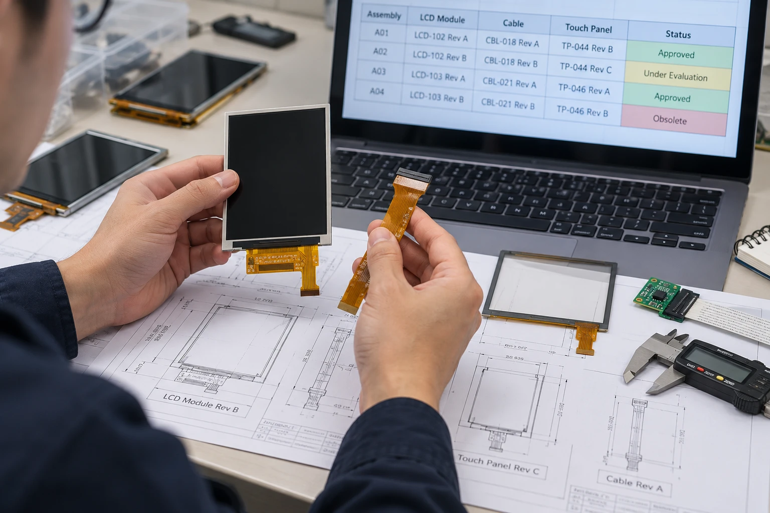How to Coordinate LCD Module, Cable, and Touch Revisions